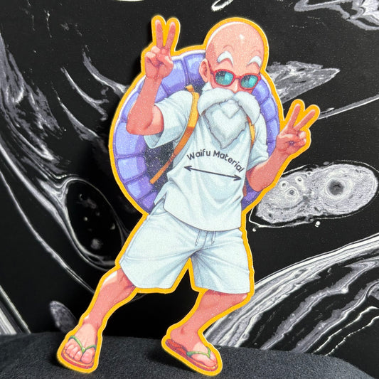 Waifu Material Anime Guy Sticker