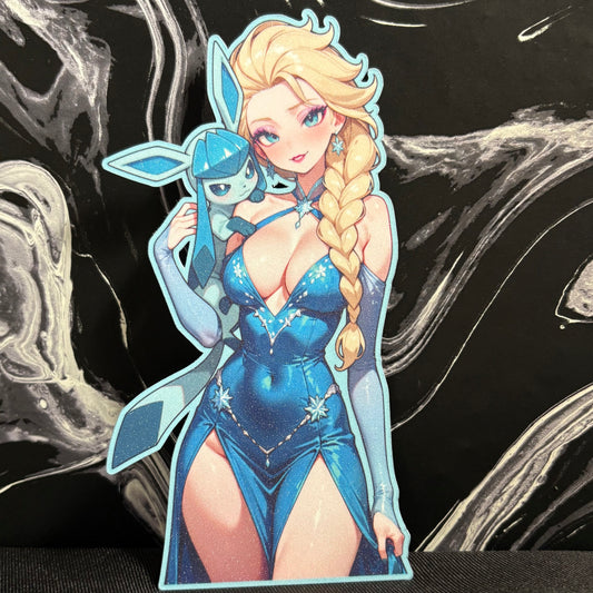 Anime girl Waifu Sticker