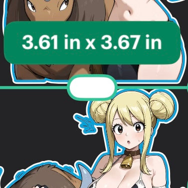 Anime Girl Waifu Sticker