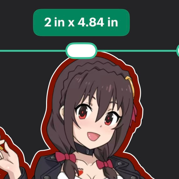 Halloween anime Girl Sticker