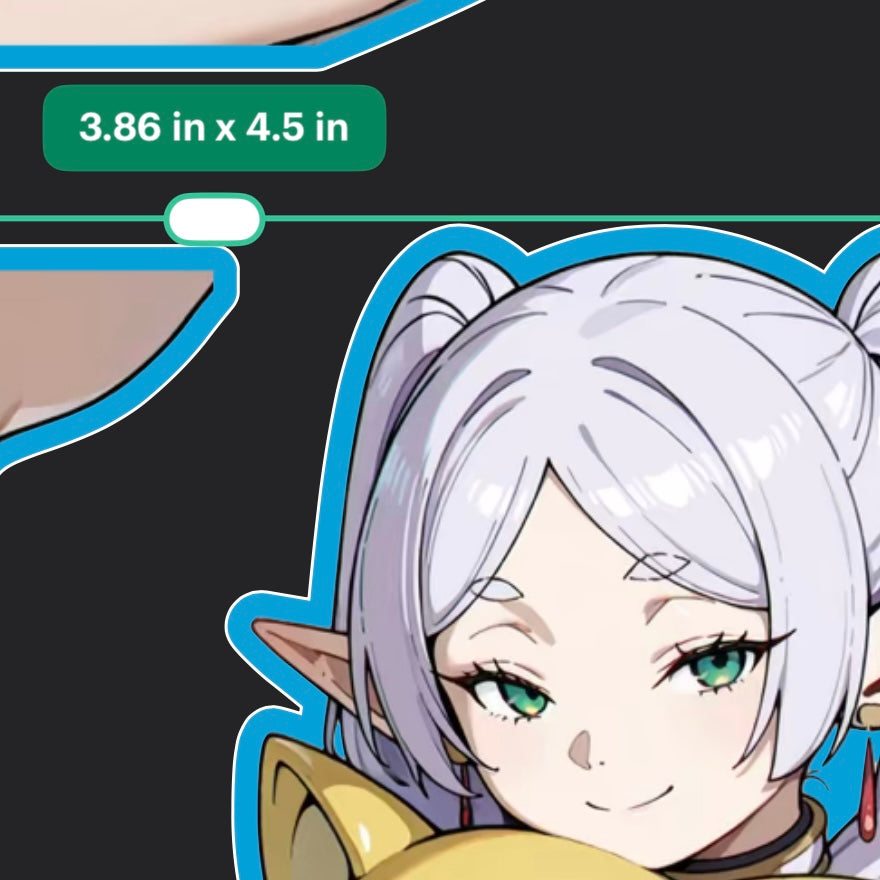 Anime Girl Waifu Sticker