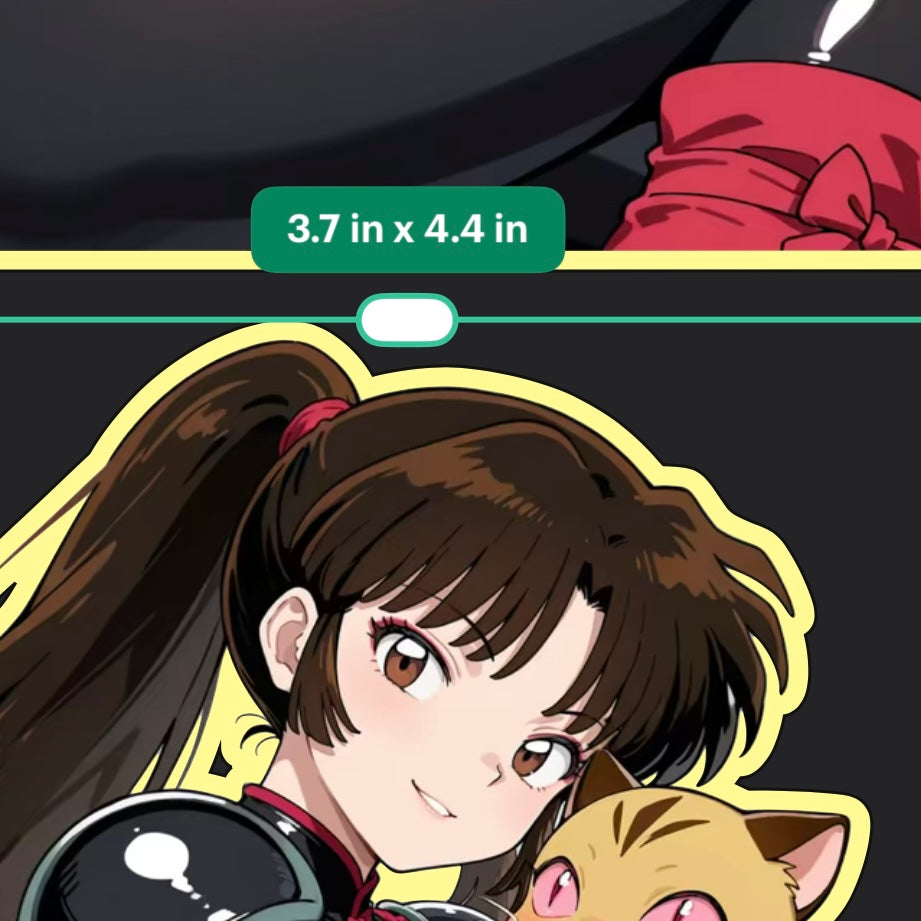 Anime Girl Waifu Sticker