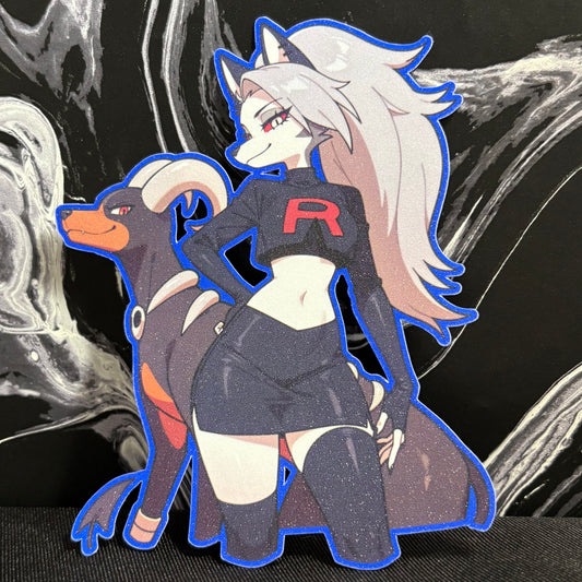 Anime Girl Waifu Sticker