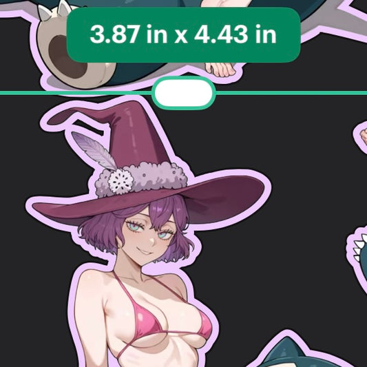 Anime Girl Waifu Sticker