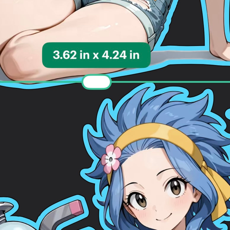 Anime Girl Waifu Sticker