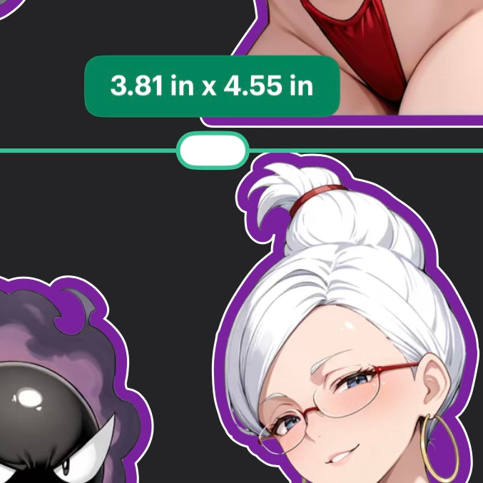 Anime Girl Waifu Sticker